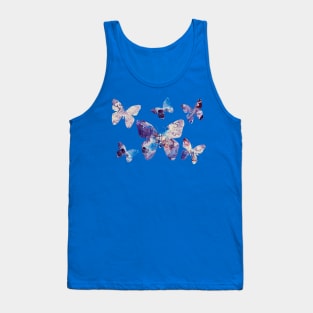 Purple Butterflies Tank Top